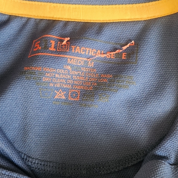 5.11 Tactical Blue Polo - Picture 4 of 5